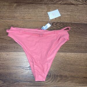 Andie swim Women's coral Bikini Bottom new with tags size M